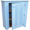Pine Cabinet with Door and Shelves 24" W x 12.5" D x 46" H (Solid Cottage White) view 3