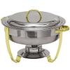 Table Top King 609530 4 Qt. Nina Stainless Steel Round Chafer view 1