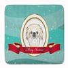 Caroline's Treasures BB1531RUG Pekingese Merry Christmas Machine Washable Memory Foam Mat, Bathroom Rug, Non-Slip Bath Mat, Durable Thick Washable Rugs for Kitchen, Bathroom Quick Dry, Decorative Artw view 1