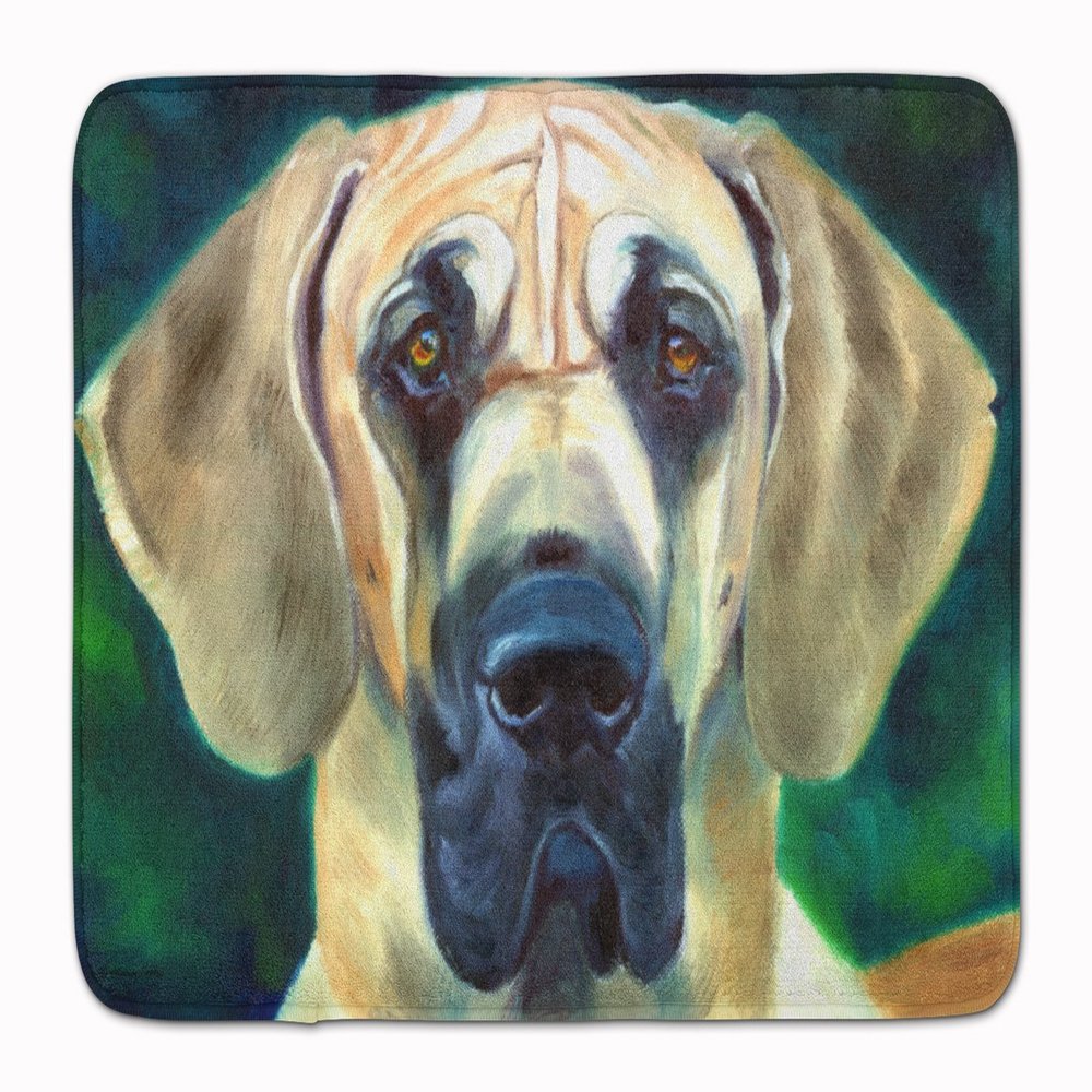 Caroline's Treasures 7444RUG Great Dane Lookin at you Machine Washable Memory Foam Mat, Bathroom Rug, Non-Slip Bath Mat, Durable Thick Washable Rugs for Kitchen, Bathroom Quick Dry, Decorative Artwork