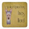 Caroline's Treasures BB1480RUG Yorkie Puppy Spoiled Dog Lives Here Machine Washable Memory Foam Mat, Bathroom Rug, Non-Slip Bath Mat, Durable Thick Washable Rugs for Kitchen, Bathroom Quick Dry, Decor view 1