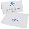 Linked Hearts Printable Place Cards, Royal Blue (Choose Color), Set of 60 (10 Sheets), Laser & Inkjet Printers - Wedding, Party, Dinner, and Special Events - Made in the USA view 2
