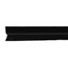 Amig - Draught excluder for Entrance or Passage Doors - Adhesive Draught excluder - Hair Brush - Plastic Sheet Between The Squeegee - 1 m - Black - Aluminium view 1