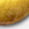 Designart Gold Texture Wallpaper Abstract Digital Round Wall Art-Disc of 11 inch, 11'' H x 11'' W x 1'' D 1P view 3