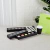 Restaurantware Valentino 12 Inch Macaron Boxes 100 Macaron Packaging - Holds 5 Macarons With Lids Black Paper Macaron Gift Boxes Separate Compartments For Gifts and Parties view 4