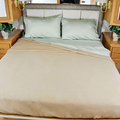 AB Lifestyles Polartec Blankets RV Blankets with NoTuck Fitted Bottom Fits 49x75 Winnebago View