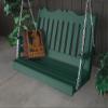 A & L Furniture Poly Royal English Porch Swing, Turf Green view 1