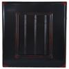 American Heartland Poplar Tall TV Stand in European Burnt Black view 2