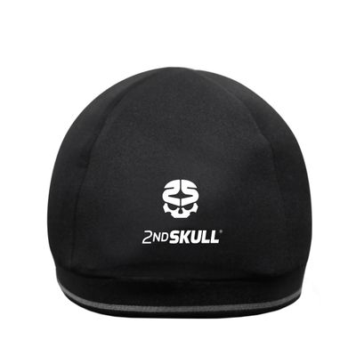 2nd Skull Protective Sports Cap - Impact-Reducing Protective Headgear; Thin, Lightweight Athletic Headwear; Safety Head Protection Designed to Defend Against Odor and Stains (Teen/Adult, Black)