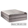 Dream Solutions USA Spinal Dream Plush Pillow Top (Eurotop) Mattress and Box Spring Set (King Size) Sleep System with Enhanced Cushion Support- Fully Assembled, Great for Your Back view 3
