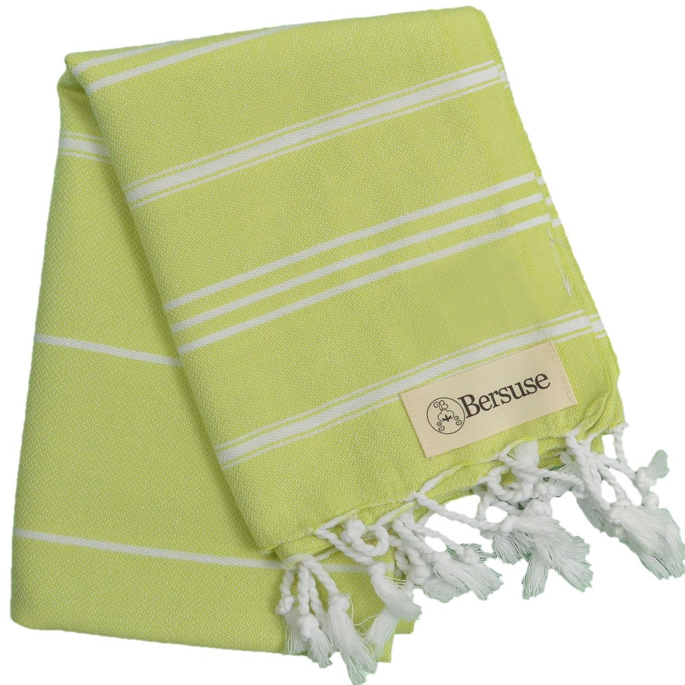Bersuse Anatolia Bathroom Hand Towels - Premium Cotton Hand Towel for Face - Absorbent, Soft, Lightweight, Space-Saving, Quick-Drying Decorative Turkish Hand Towels - (Set of 12)