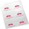 Indian Elephants Printable Place Cards, Ruby Red (Choose Color), Set of 60 (10 Sheets), Laser & Inkjet Printers - Wedding, Party, Dinner, and Special Events - Made in the USA view 4