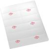 Linked Hearts Printable Place Cards, Ruby Red (Choose Color), Set of 150 (25 Sheets), Laser & Inkjet Printers - Wedding, Party, Dinner, and Special Events - Made in the USA view 3