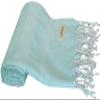 Bersuse Beach Towels Peshtemal Turkish Towels Anatolia Collection Premium Turkish Beach Towel, 100% Cotton, Large, Quick-Dry, Sand-Free, Lightweight - 37x70 Inches, Aqua Marine (Set of 6) view 1
