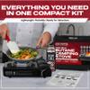 Chef Master Portable Butane Camping Stove, Piezo Ignition 7,650 BTU Output, Wind-Guard Portable Stove Burner with Portable Carrying Case for Emergencies, Road Trips, Hiking, Camping Essentials 90027 view 4