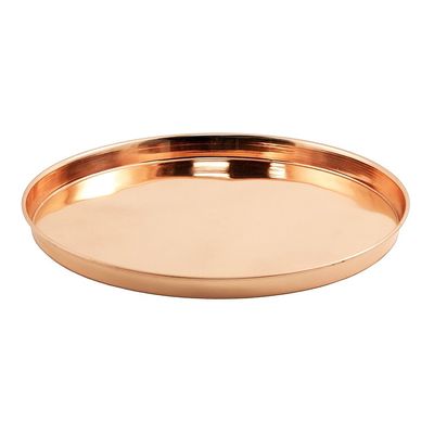 Achla Designs Round Tray, 12", Copper