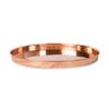 Achla Designs Round Tray, 12", Copper view 2