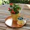Achla Designs Round Tray, 12", Copper view 4