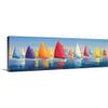 CANVAS ON DEMAND Flying Colors Canvas Wall Art Print by Sally Caldwell Fisher, Home Decor, Artwork,36" x12in view 1