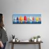 CANVAS ON DEMAND Flying Colors Canvas Wall Art Print by Sally Caldwell Fisher, Home Decor, Artwork,36" x12in view 2