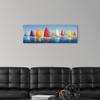 CANVAS ON DEMAND Flying Colors Canvas Wall Art Print by Sally Caldwell Fisher, Home Decor, Artwork,36" x12in view 3