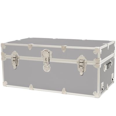 Rhino Classic XL Trunk for Camp and Dorm, Footlocker Storage Chest, Bench