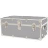 Rhino Classic XL Trunk for Camp and Dorm, Footlocker Storage Chest, Bench view 1