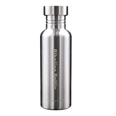 Global Care Market Alkaline Water Bottle, Big Nano Energy Water Flask Stainless Steel Hydrogen Water Filter Bottle to Naturally Enhance Drinking Water