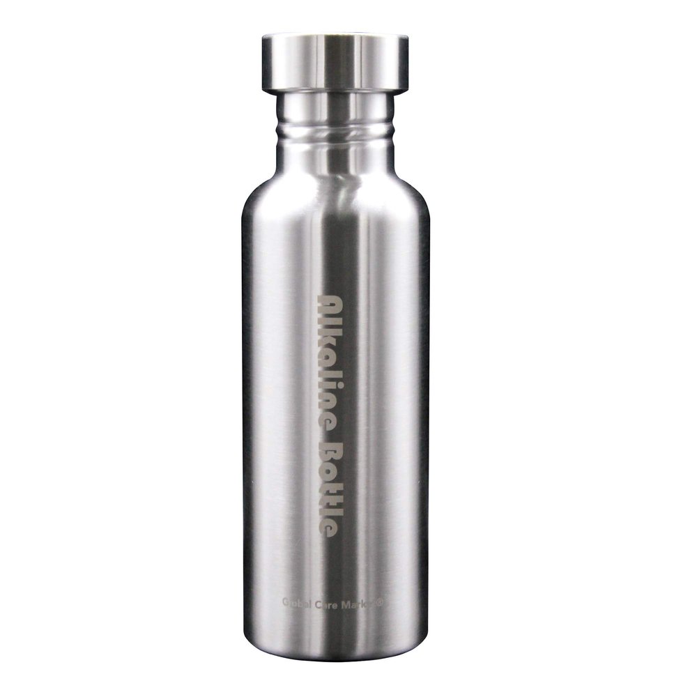 Global Care Market Alkaline Water Bottle, Big Nano Energy Water Flask Stainless Steel Hydrogen Water Filter Bottle to Naturally Enhance Drinking Water