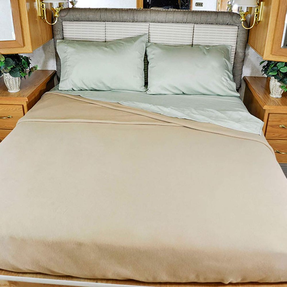 AB Lifestyles Polartec Blankets RV Blankets with NoTuck Fitted Bottom Fits 50x80 Winnebago View