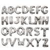 Glanzzeit 32 Inch Silver Foil Balloons Letters A to Z Numbers 0 to 9 Wedding Holiday Birthday Party Decoration (Letter Z) view 2