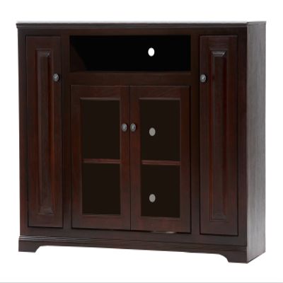 American Heartland Poplar Tall TV Stand in European Cherry
