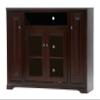 American Heartland Poplar Tall TV Stand in European Cherry view 1