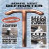 Sewer Skewer Vent Defroster for Sewer Pipes & Roof Vents, Prevents Freezing & Clogging, Copper Tee, Made in USA view 1