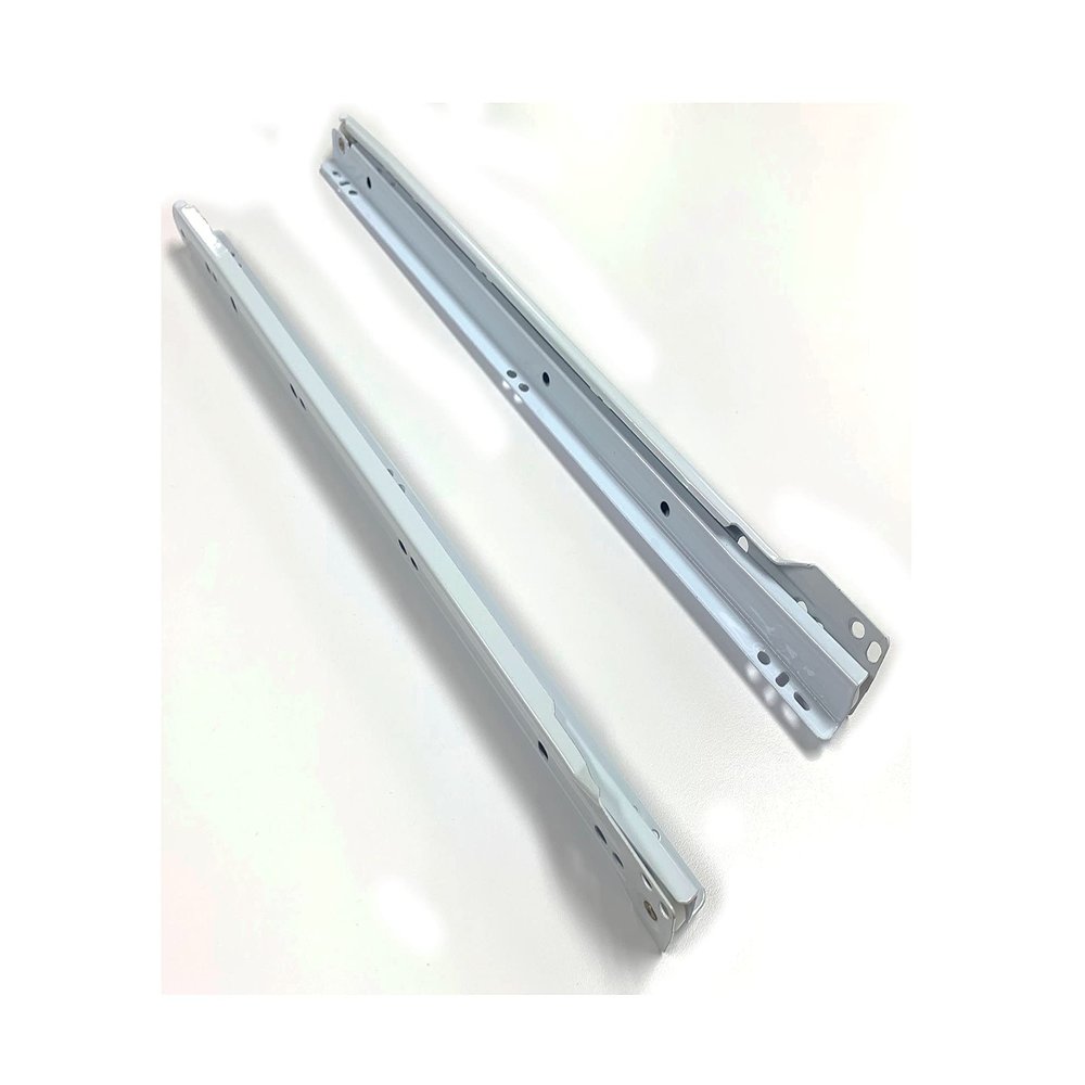 16" Bottom Mount Slides in White - 10 Sets