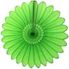 5-Piece Tissue Paper Fans, Black Green Party view 2