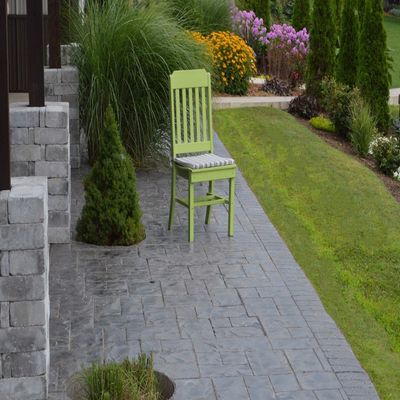 A & L Furniture Traditional Dining Chair, Lime