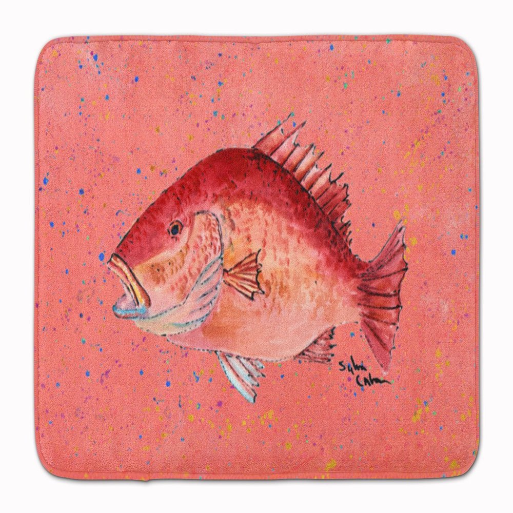 Caroline's Treasures 8351RUG Strawberry Snapper Floor Mat, 19" x 27", Multicolor