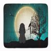 Caroline's Treasures BB2261RUG Halloween Scary Poodle Black Machine Washable Memory Foam Mat, Bathroom Rug, Non-Slip Bath Mat, Durable Thick Washable Rugs for Kitchen, Bathroom Quick Dry, Decorative A view 1