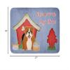 Caroline's Treasures BB2874RUG Dog House English Bulldog Red White Floor Mat, 19" x 27", Multicolor view 3