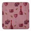 Caroline's Treasures BB5195RUG Red Wine on Linen Floor Mat, Multicolor, 19" H x 27" W view 1
