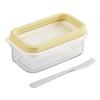 Akebono Premium Butter Case Cutter and Butter Knife set, made in Japan, wire cutter plates for 5g butter pieces view 1