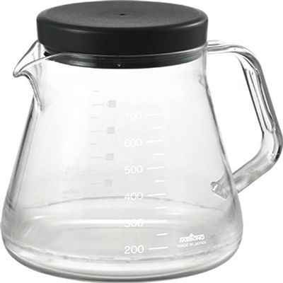 Akebono Sangyo TW-3727 Unbreakable Coffee Server, 25.5 fl oz (750 ml), Black, Stroon, 750, Dishwasher Safe, Made in Japan