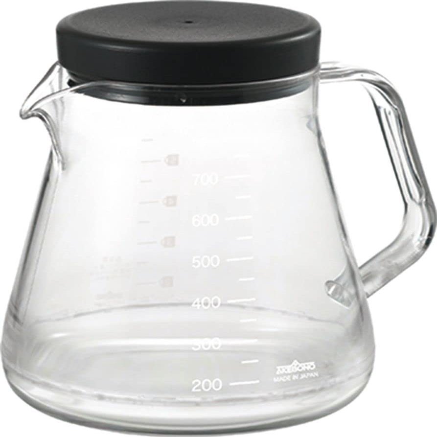 Akebono Sangyo TW-3727 Unbreakable Coffee Server, 25.5 fl oz (750 ml), Black, Stroon, 750, Dishwasher Safe, Made in Japan