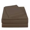 Eastend Home Fashions S1000T Microfiber Embroidered Hem Sheet Set,Twin, Chocolate Chip view 4
