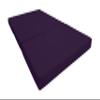 D&D Futon Furniture Portable Trifold Mattress, Foldable Foam Mattresses Small Space Saving Guest, Floor Fold Out Bed Ottoman, 4 inch Folding Cushion Pad Camping RV (Twin Size 4x39x75, Purple) view 1