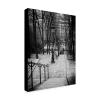 Wrapped Canvas Wall Art - Philippe Hugonnard 'Staircase Montmartre Paris' Wall Art for Living Room, Bedroom, or Office Dcor - 18x24 view 1