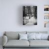 Wrapped Canvas Wall Art - Philippe Hugonnard 'Staircase Montmartre Paris' Wall Art for Living Room, Bedroom, or Office Dcor - 18x24 view 3