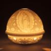 Lladro Our Lady of Guadalupe Lithophane Votive Light view 2