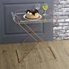ACME Cercie Tray Table in Clear Acrylic and Copper view 3
